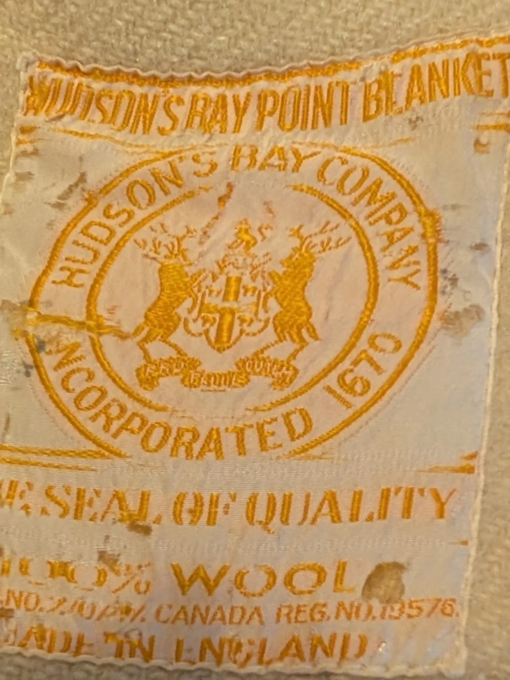 Hudson's Bay Company Vintage Blanket